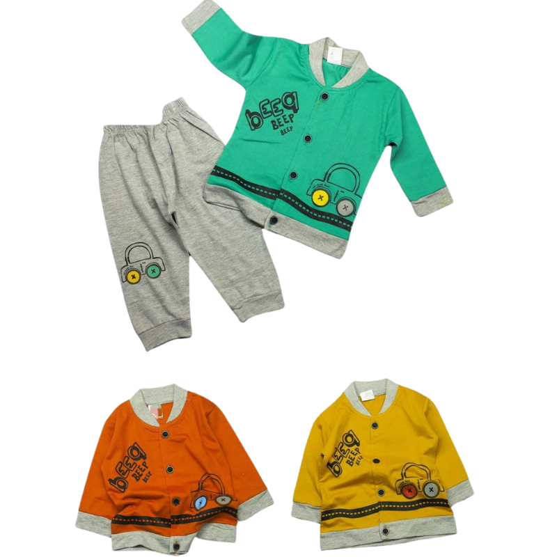 Design # 1020 Boys Kids Wear | Fabric Malai Jersey | Shirt + Pent