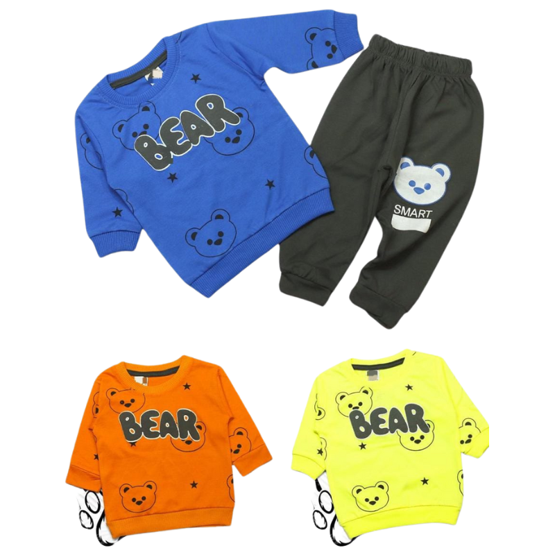 Design # 1027 Boys Kids Wear | Fabric Malai Jersey | Sweat Shirt + Trouser