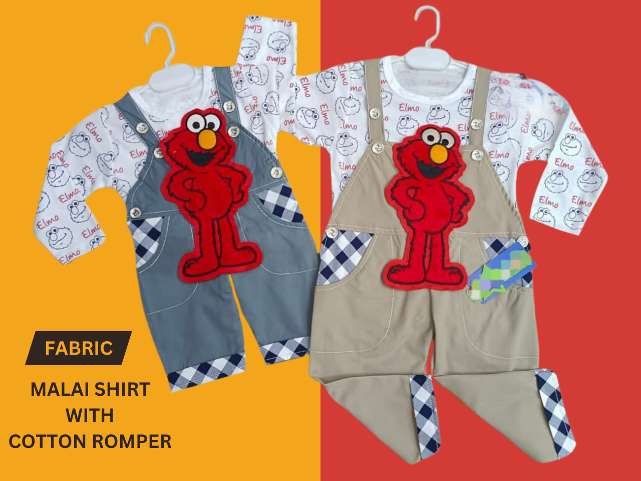 Design # 1053 Boys Kids Wear | Fabric Malai Shirt With Romper