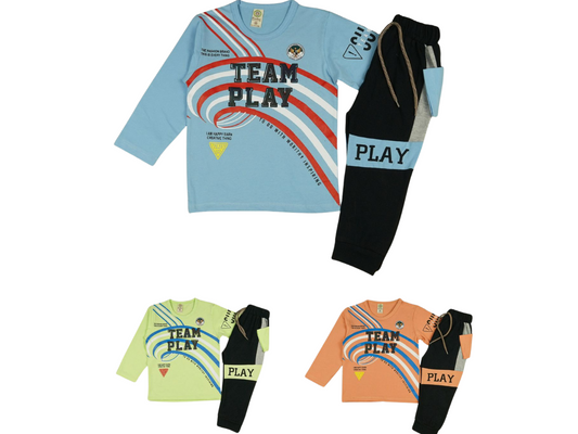 Design # 1079 Boys Kids Wear | Fabric Lycra Jersey | Shirt + Trouser