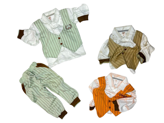 Design # 1083 Boys Kids Wear | Fabric Lycra French Terry | Shirt + Trouser